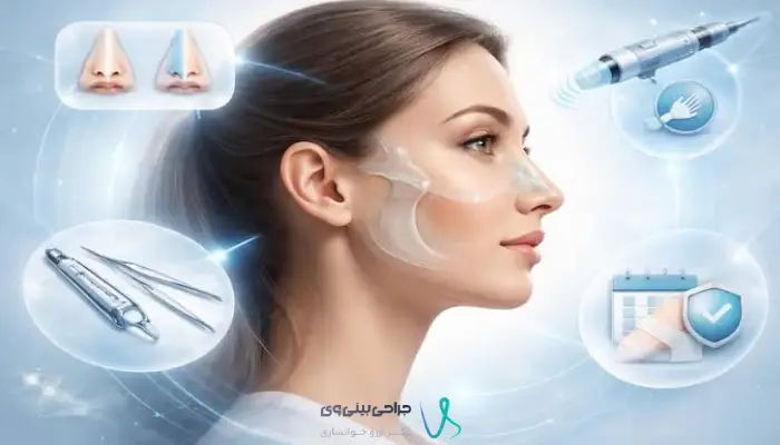 مراحل بررسی و برنامه‌ریزی پزشکی برای عمل ترمیمی بینی